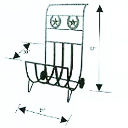 Texan log cart