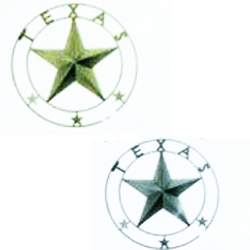 TEXAS STAR 45” W/RING